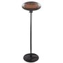 Electric Quartz Garden-Patio Heater, Freestanding or Wall Mountable Design, Safety Overheat Protection, Adjustable Height and 45 Degree Tilt, 3 Heat Settings, 2000 W, Image 6