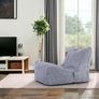 Corduroy Relax Chair Bean Bag Chair with Handle & Pocket Modern Soft Seating Image 4