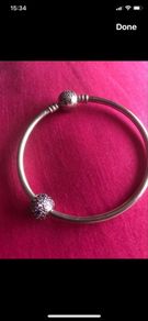 pandora bracelet and charm