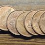 Ireland 1963 1964 1965 1966 1d Penny 12 Uncirculated Red Coin Lot Image 5