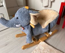 Plush Elephant Rocking Toy