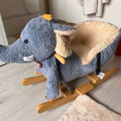 Plush Elephant Rocking Toy