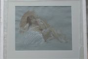 Original Frances Bunch Moran Pastel Drawing