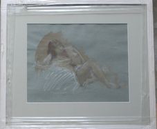 Original Frances Bunch Moran Pastel Drawing