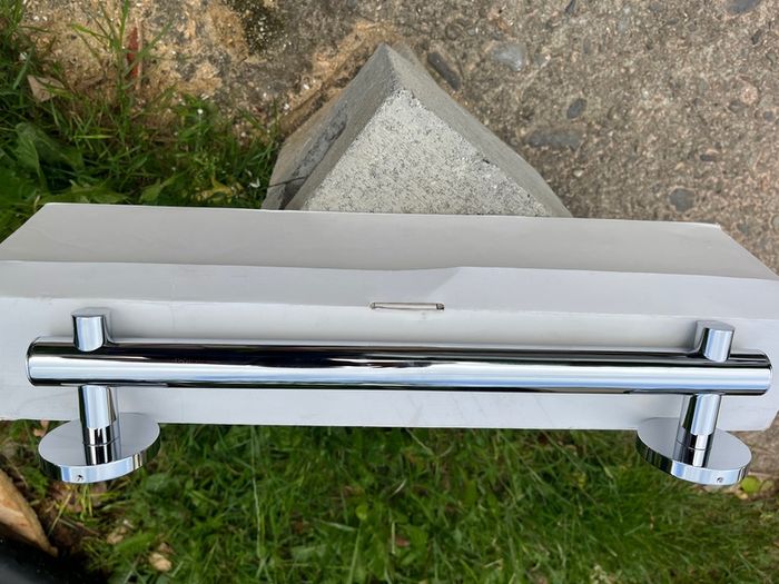 Grab Rails (x2) Chrome - 400mm Long