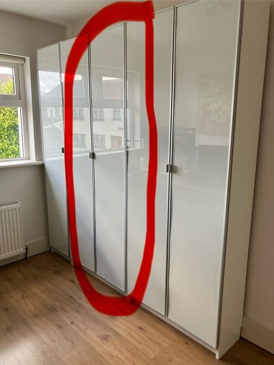 White cabinet