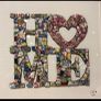 Framed Handmade Pique Assiette Mosaic Image 4
