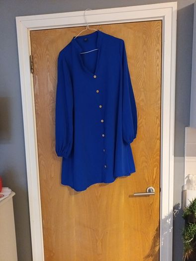 Shein Red & A Royal Blue Dress.  X 2.  Size .M-12.