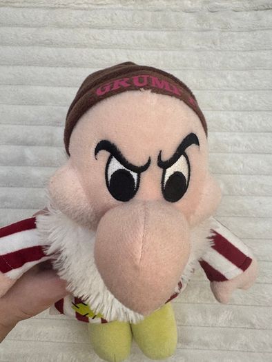 Disney Snow White & The Seven Dwarfs Grumpy  Approx. 14 in Night Shirt Used Please see photos