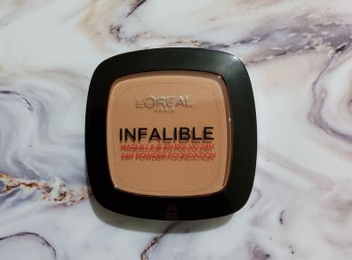 L'Oreal Paris Infallible 24Hr Compact Powder Foundation - 245 Warm Sand - New