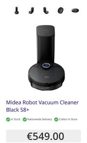 Brand new midea S8+ Pro auto + cleaning station