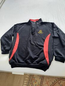 Lucan Community College %100 Cotton Tracksuit Top L-XL size