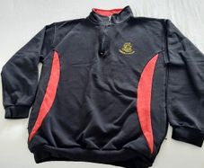 Lucan Community College %100 Cotton Tracksuit Top L-XL size