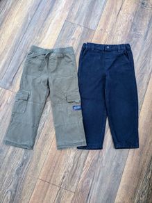 Jojo Maman Bebe Boys Lined Trousers x 2 (Age 3-4 yrs)