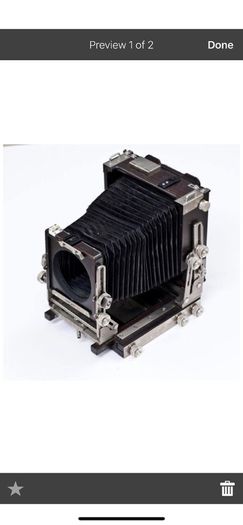 EBONY 5x4 camera