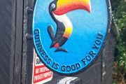 Guinness  cast iron  2 sided sign