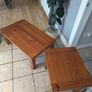 Solid Pine Coffee Table & Lamp Table Set Image 2