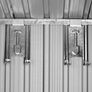 Tool Shed Including 4 Hooks Gloves 1.4 m Sliding Door Garden Metal Garden Cabinet Garden Shed Anthracite Image 5