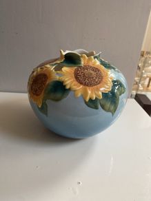 Reduced Fabulous FRANZ round sunflower vase X P 1885