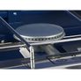 Chef Folding Double Burner Stove and Grill, compact gas cooker for camping or festivals, Blue Image 2