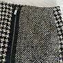 Riani Houndstooth Tweed Front-Zip Mini / Midi Skirt - Size DE 38 / UK 12 Image 2
