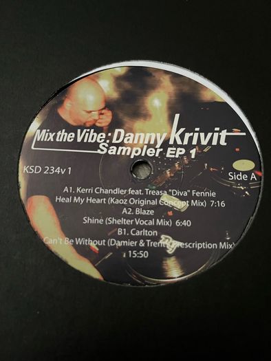 Danny krivit - mix the vibe sampler 12" vinyl