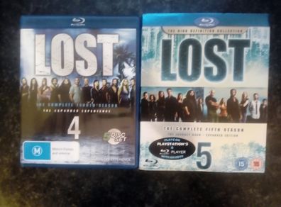 Lost Season 4 And 5 Tv Show Blu-ray Sets
