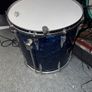 Vintage 60s Premier 16 x 15 Floor Tom Diamond Pearloid Blue Image 5