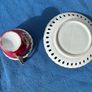 Vintage pierced cup and saucer Image 7