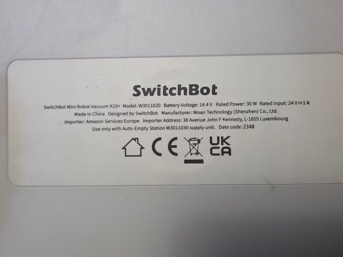 SwitchBot Mini Vacuum Cleaner K10+