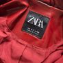 6-7years, Zara Red Faux Patent Leather Jacket Image 7