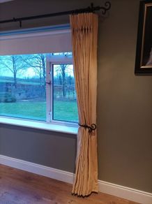 2 x Pairs Curtains & 3 Free Matching Cushions