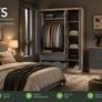 3 Door Mirrored Wardrobe ONLY 349 Image 3