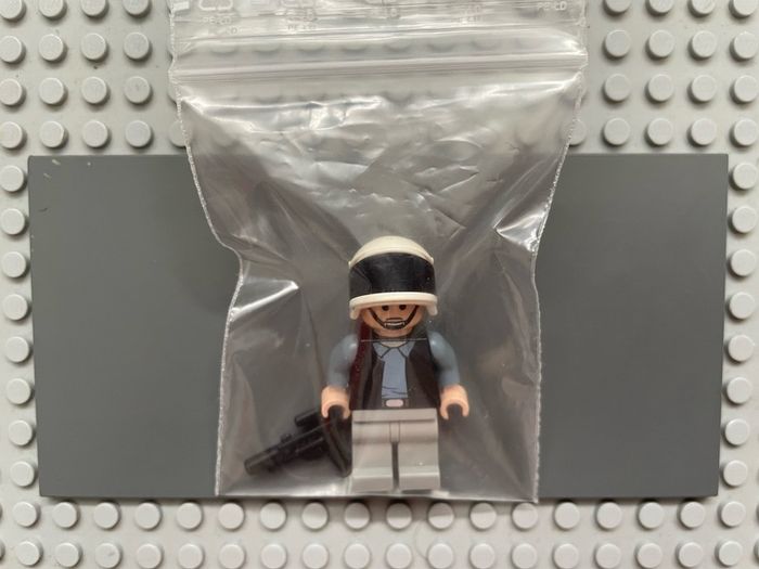 lego Star Wars sw0187 Rebel Fleet Trooper / Rebel Scout Trooper minifigure - Plain Vest, Frown