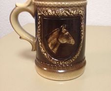 Unique Vintage Horse Beer Jug/Mug