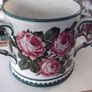 a large antique wemyss pottery ware loving cup Image 3