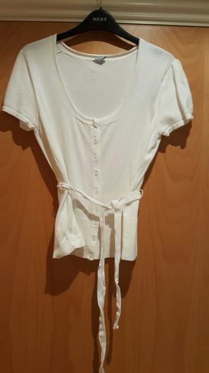 Oasis white cardigan / jumper