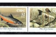 2001 Ireland Freshwater Fish (Perch, Arctic Charr, Pike &amp; Bream) Commemorative Stamps Mint Never Hinged (MNH)