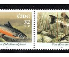 2001 Ireland Freshwater Fish (Perch, Arctic Charr, Pike & Bream) Commemorative Stamps Mint Never Hinged (MNH)