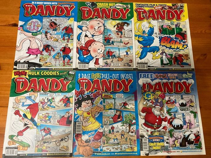 Comics: 'The Dandy' 2002,2003 and 2004 (48 numbers)