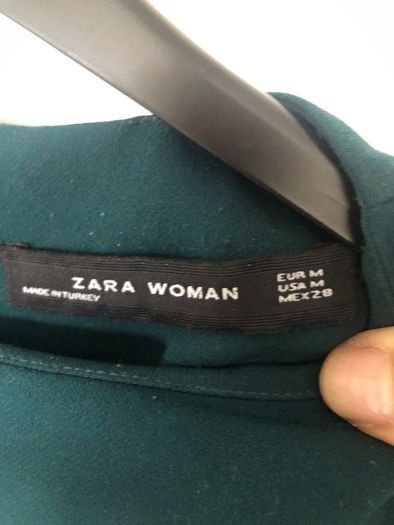 Zara green dress