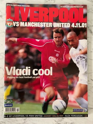 Liverpool FC 2 x Match Day Programmes Man United and Chelsea