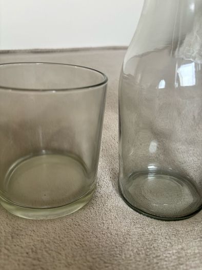 Clear Reused Glass