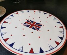 Cake stand union jack