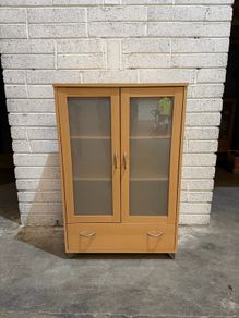Press with drawers