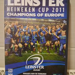 Leinster Rugby. Official Heineken Cup 2011 Champions Of Europe Double Disc DVD. Collect In Dublin Or Receive Via Post.