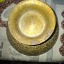 Antique Solid Brass Raised Pedestal, Holy Water Offering Bowl, Postage Available or Collection, Image 3