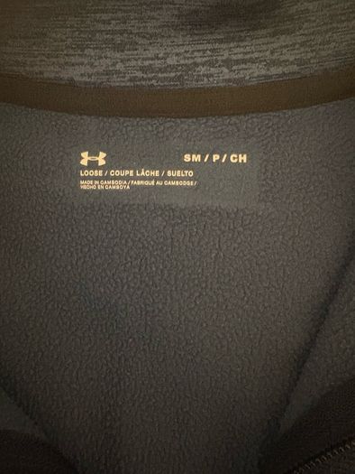 Under armour mens half zip small