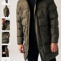 Next Long Length Puffer Parka Jacket