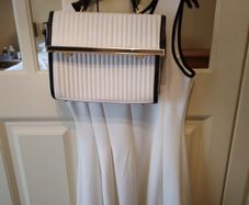 ladies dress and matching  handbag